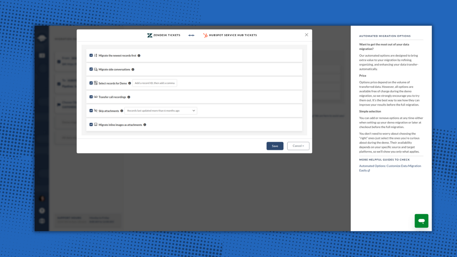HubSpot Built-In Migration Options